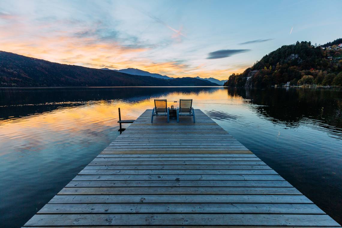 Hotel Seefischer - Romantische Sonnenuntergänge am Millstätter See erleben