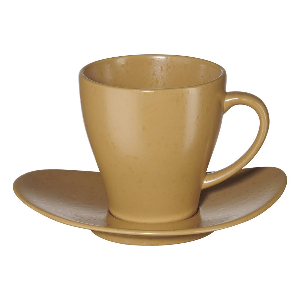 ASA Selection Cuba Ocra Kaffeetasse mit Teller