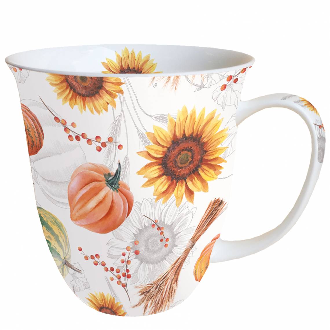 Ambiente - Pumpkins&Sunflowers - Henkelbecher 0,4 l