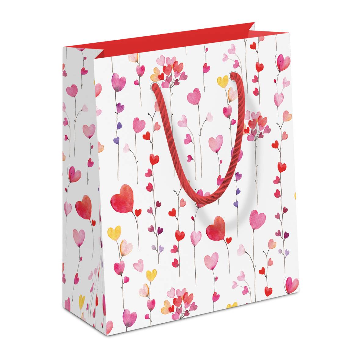 Ambiente - Hearts Garlands Geschenktasche