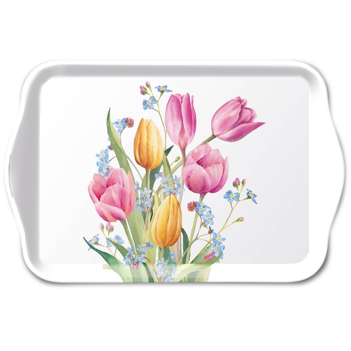 Ambiente - Tulips Bouquet Tablett, 13 x 21 cm