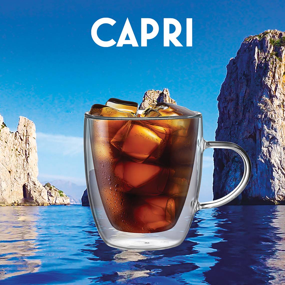 Bialetti - Glasbecher Capri - Landschaft