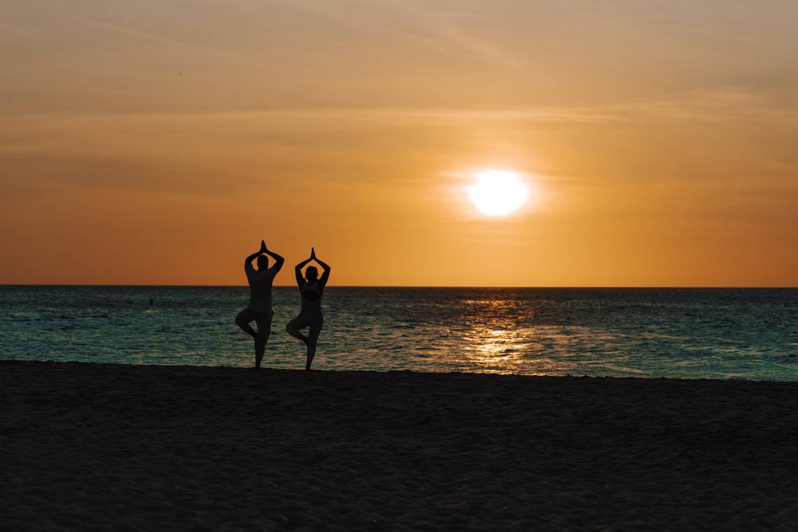 Bucuti & Tara Beach Resort - Sunset Yoga