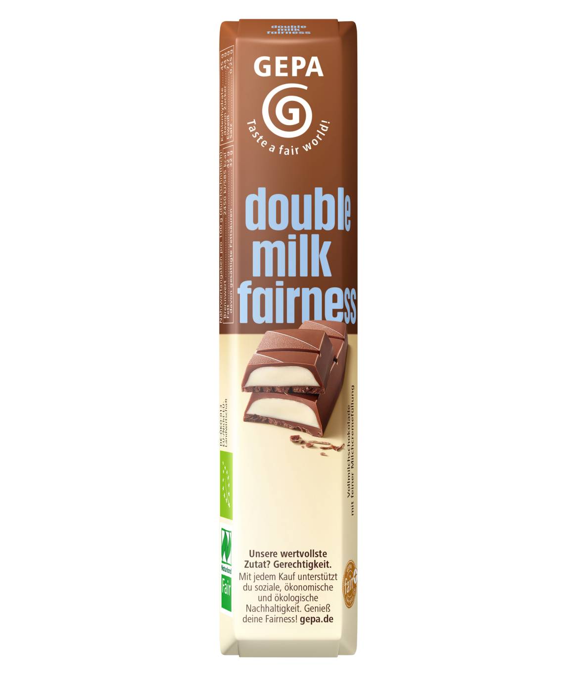 GEPA - Riegel Platz 1: double milk fairness