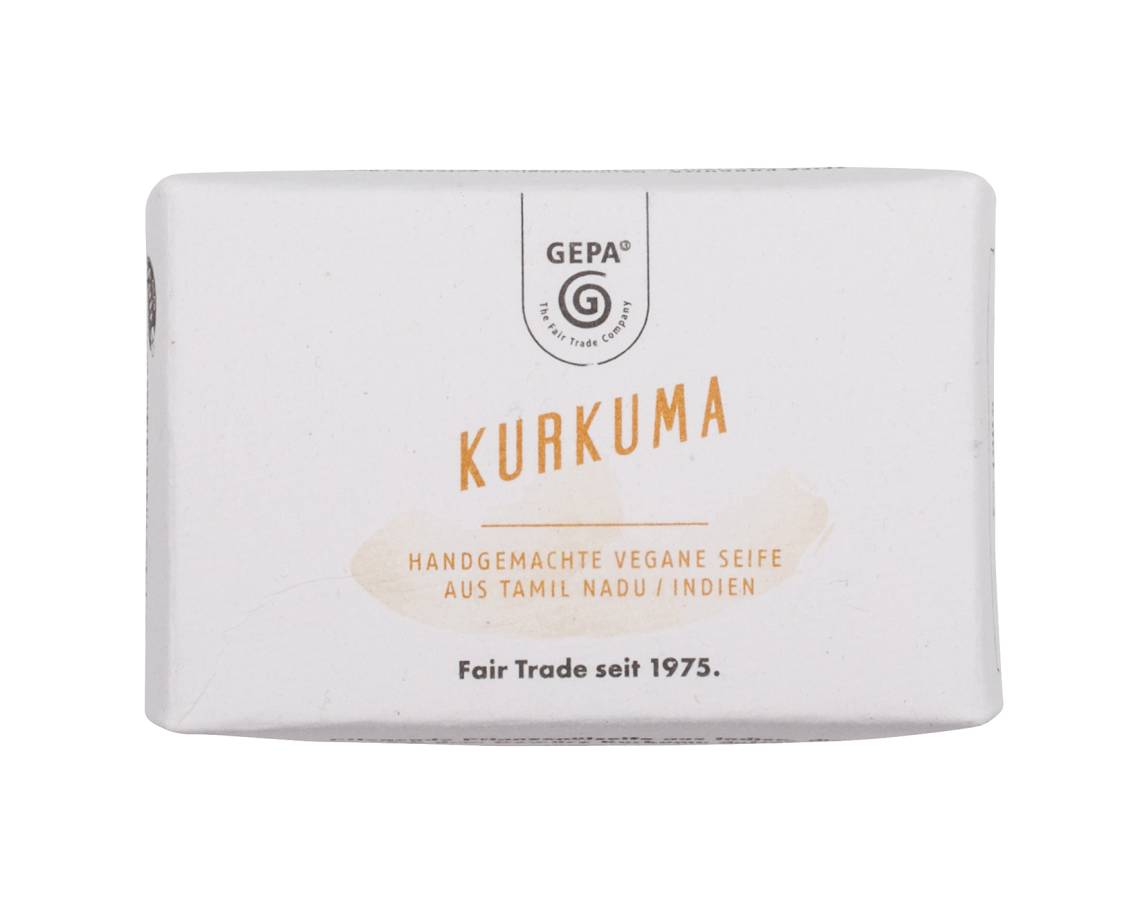 GEPA - Handseife Kurkuma, 100 g, verpackt