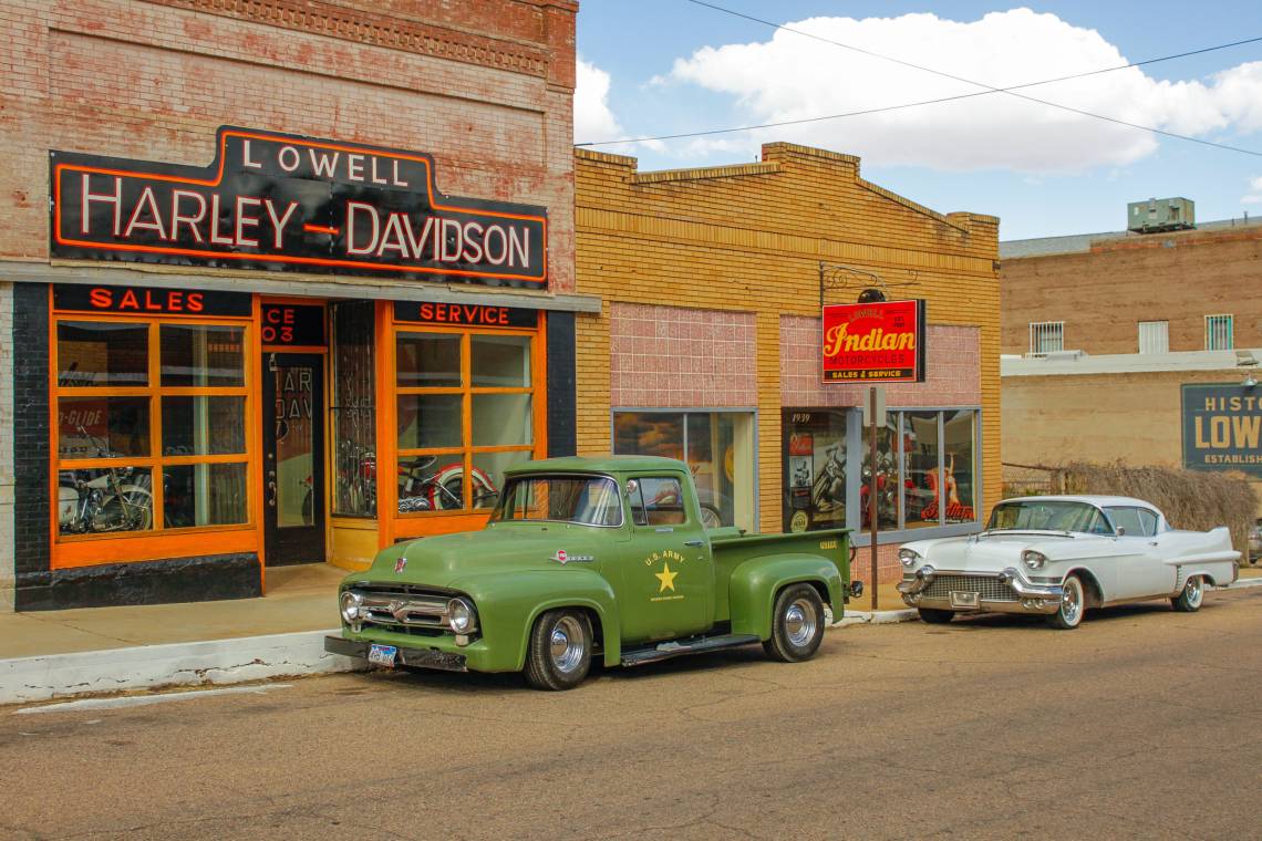 Verlassene Straßen erkunden in Bisbee Arizona