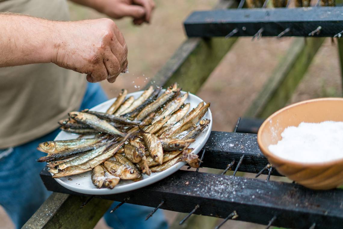 Fischräucherei im Freilichtmuseum in Jurmala