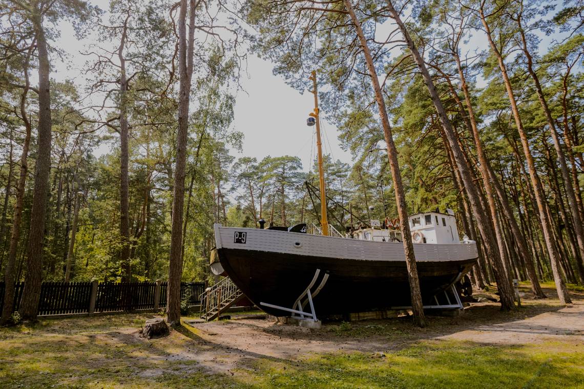 Fischerbote bestaunen im Freilichtmuseum in Jurmala