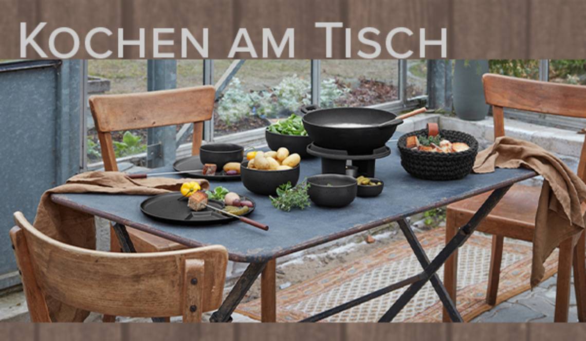 Produktvorschläge - Kochen am Tisch