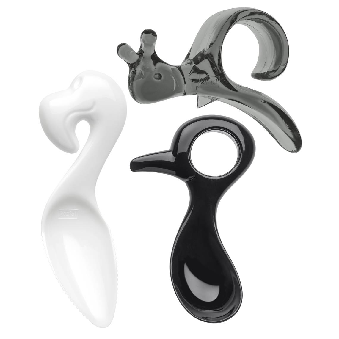 Koziol - Energy Tool Set - Weiß, grau, schwarz