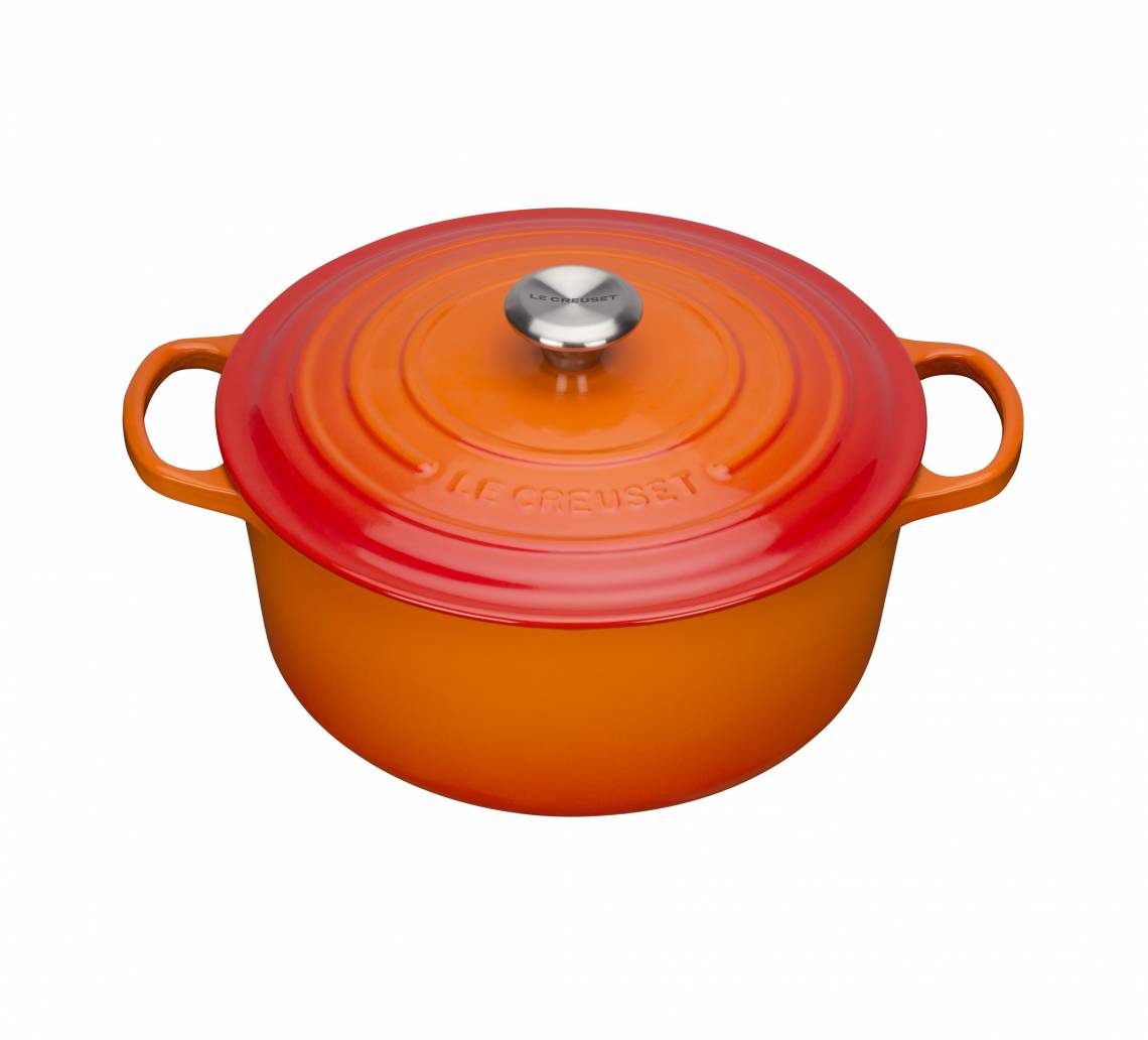 Le Creuset Taste Adventure Fernwehküche Bräter ofenrot