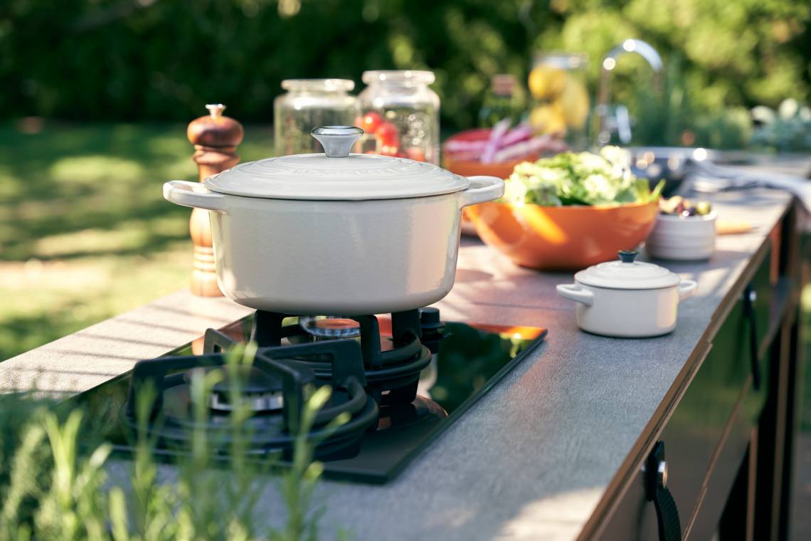 Le Creuset Taste Adventure Heat & Eat weisser Topf