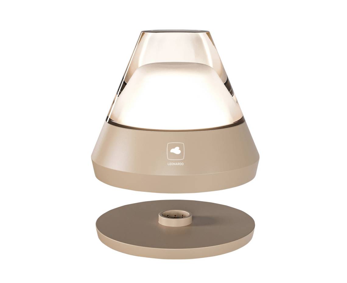 Leonardo LIVING Salerno Indoor- & Outdoortischleuchte Sand