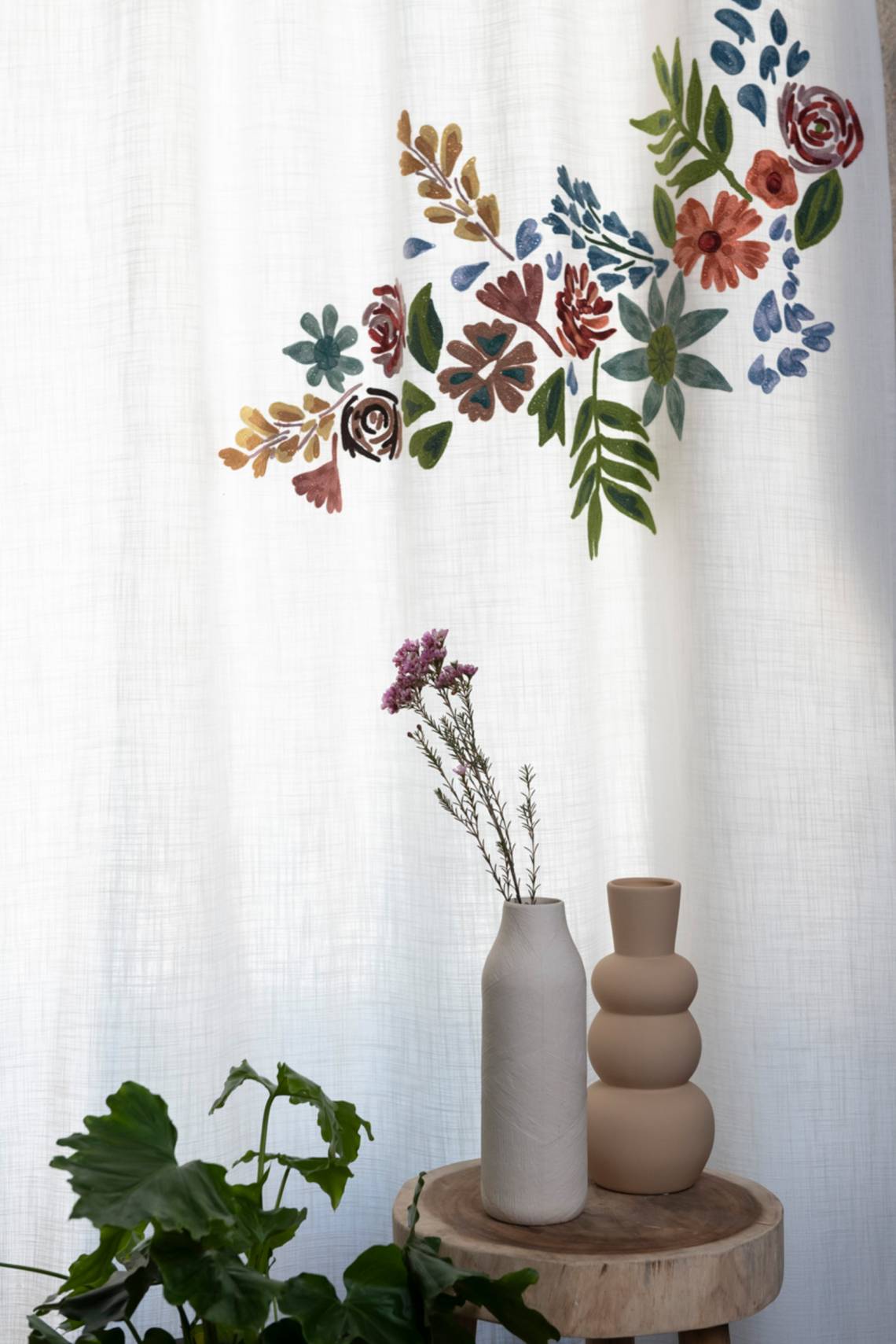 Linvosges - Vorhang FARBFEST - Blumen