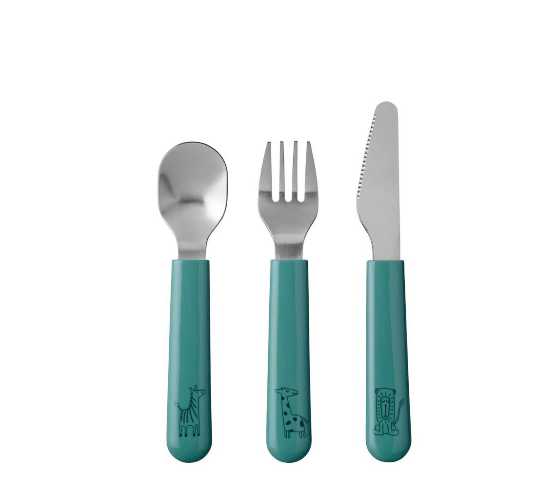 Mepal - Mio Kinderbesteck-Set, 3-teilig, Deep Turquoise