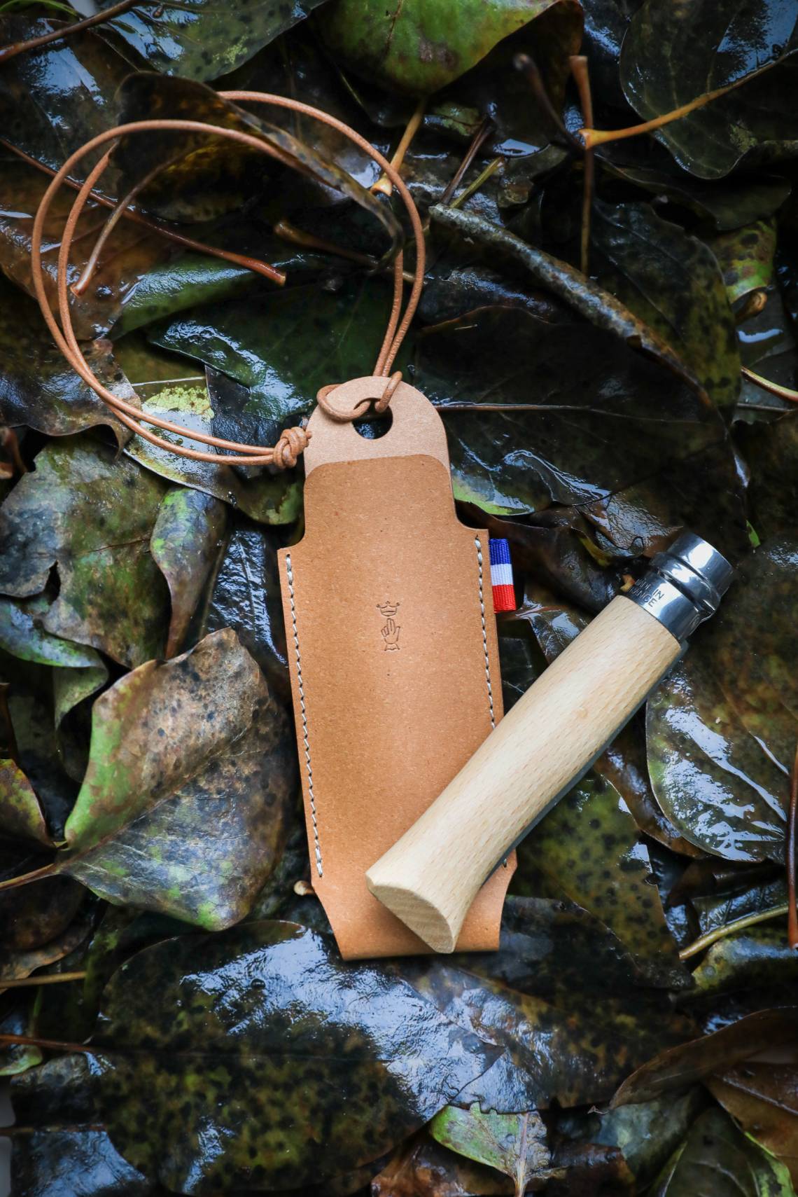 Opinel - Lederhülle FORREAU für unterwegs