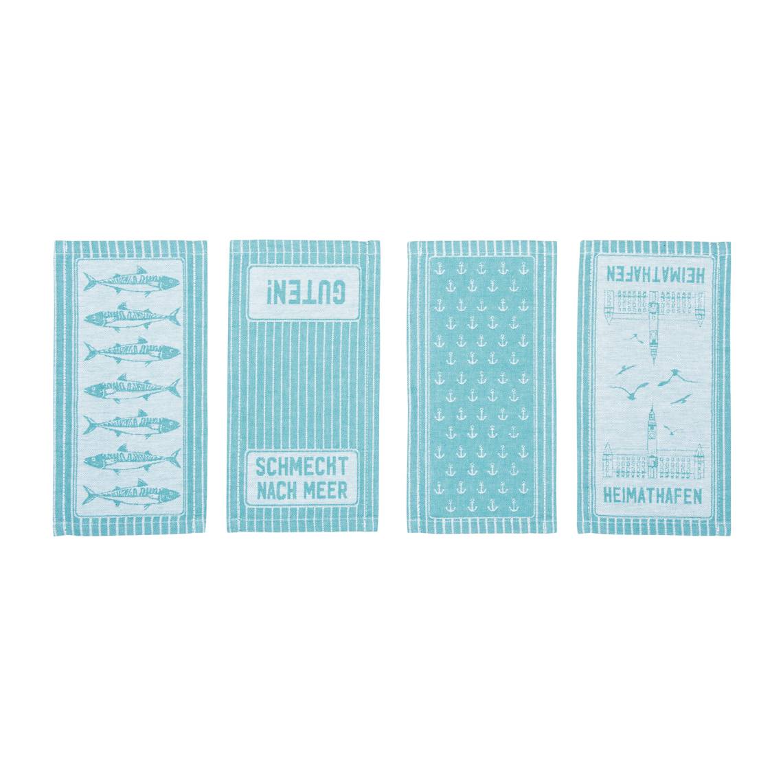 PAD Bouche Serviette aqua