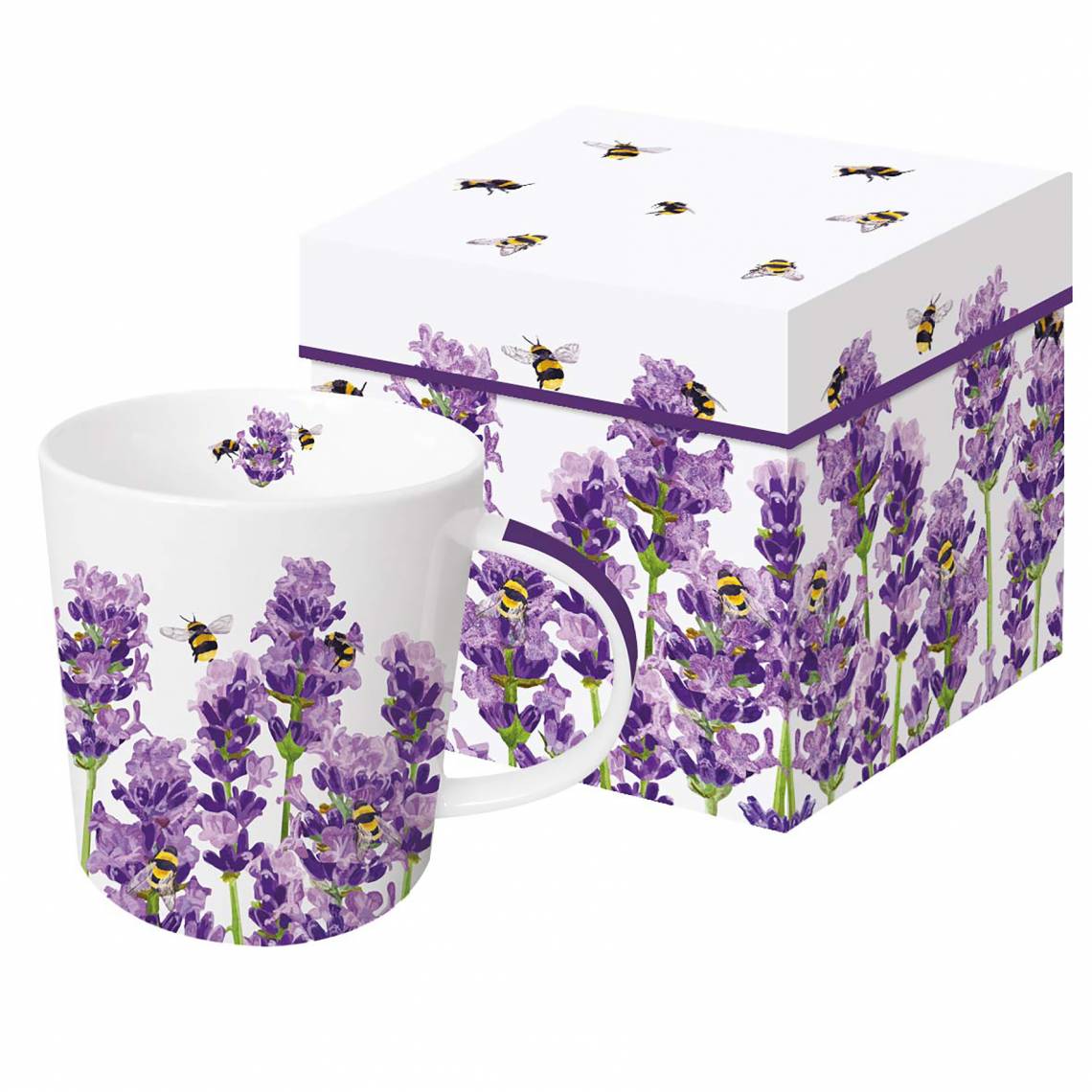604305·Bees&Lavender Trend Mug Gift Box