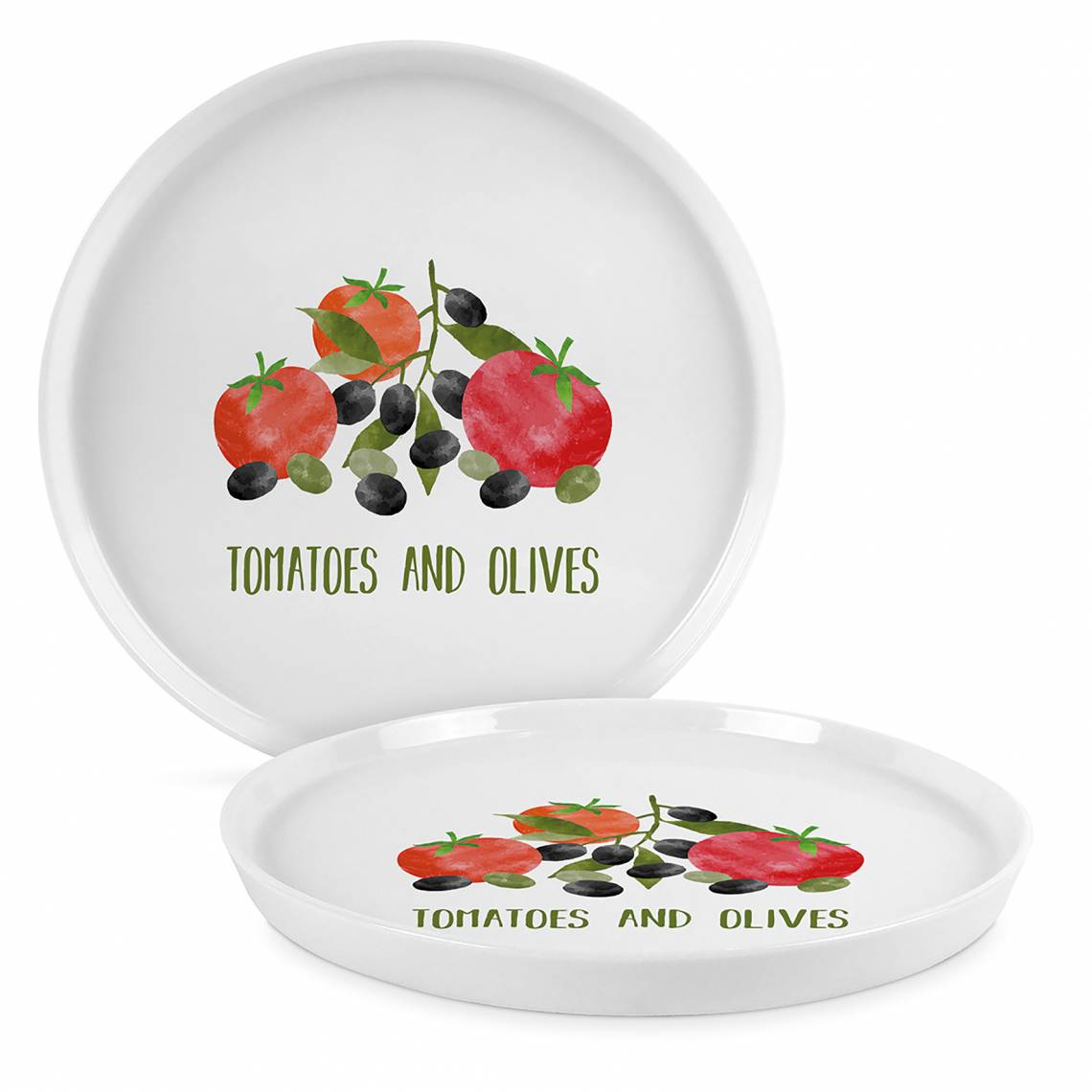PPD 604346 Tomatoes & Olives Trend Plate 21 cm