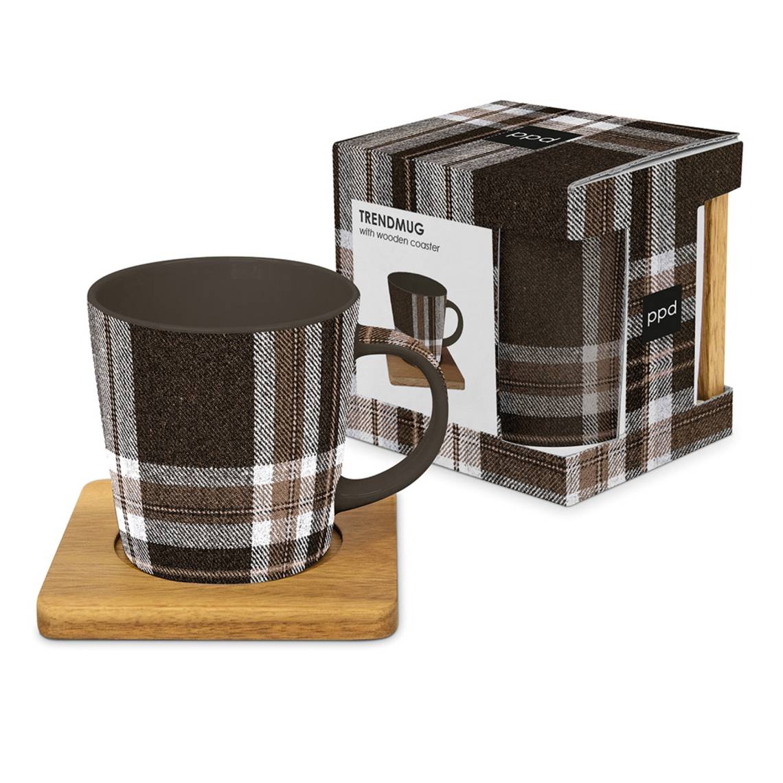 PPD - Traditional Checks - Check brown Trend Mug nature