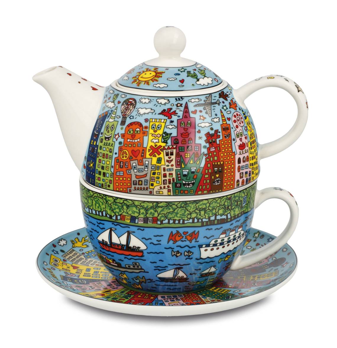 Pop Art - James Rizzi Tea for One My New York City Day