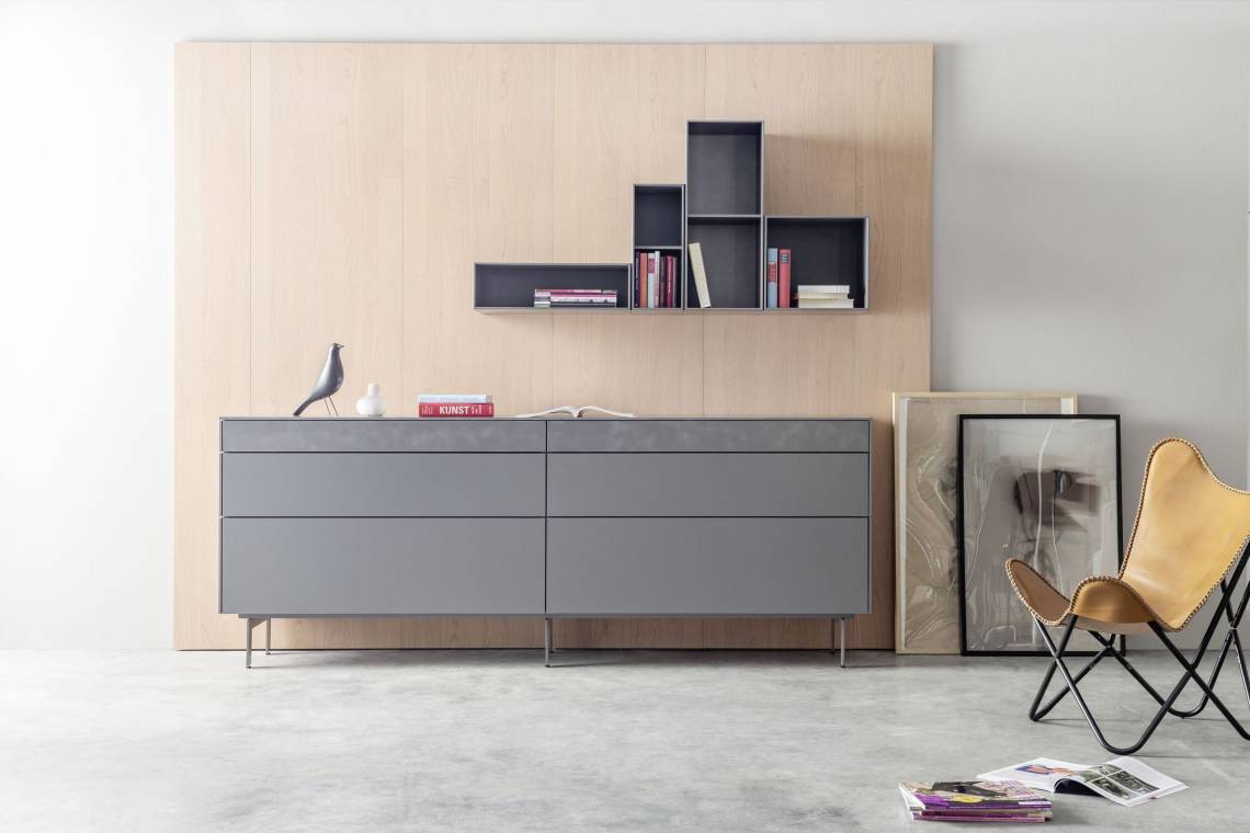 Sudbrock CUBO 146 Sideboard und Hängeregal 