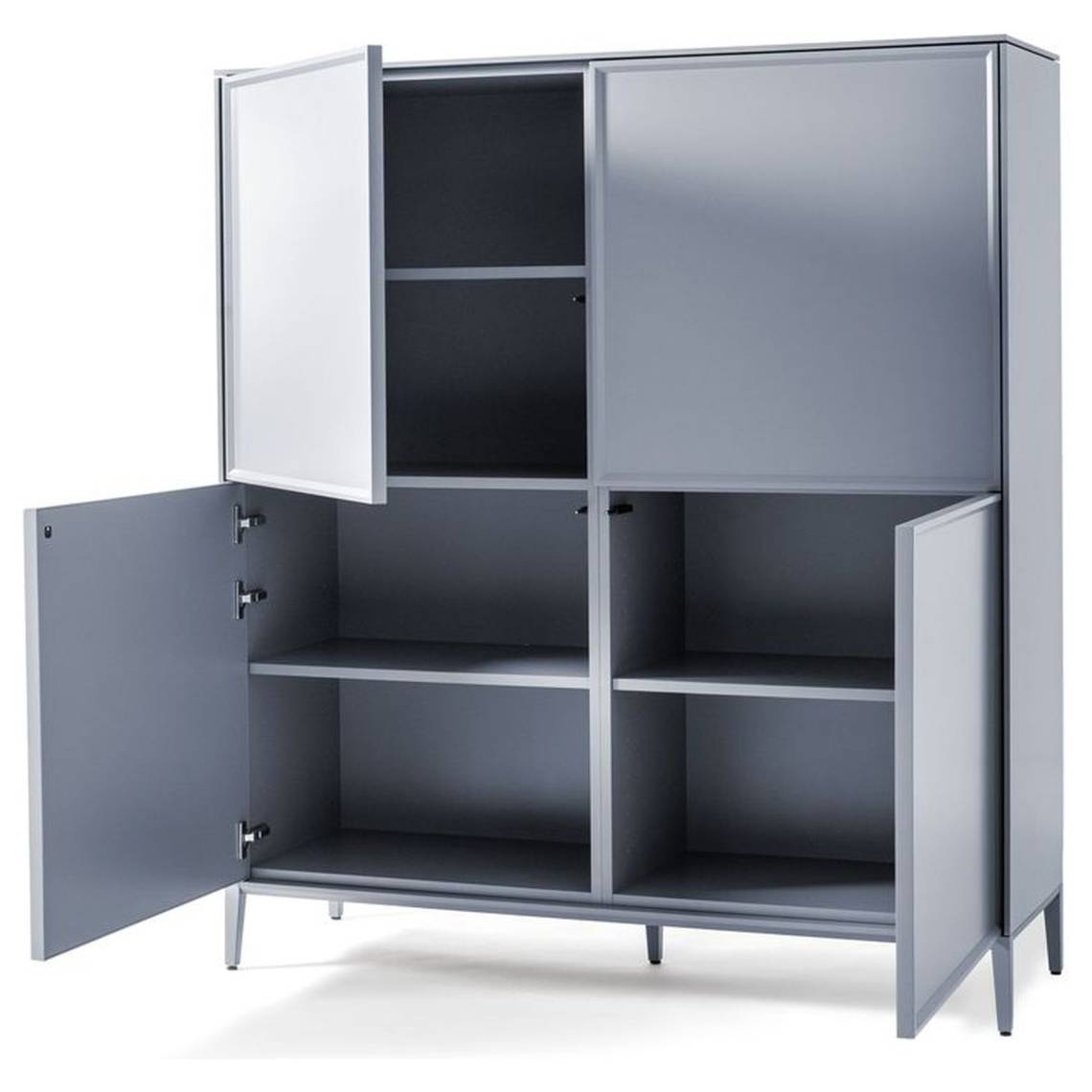 Sudbrock Highboard ARTAYO Solitär taubenblau T2