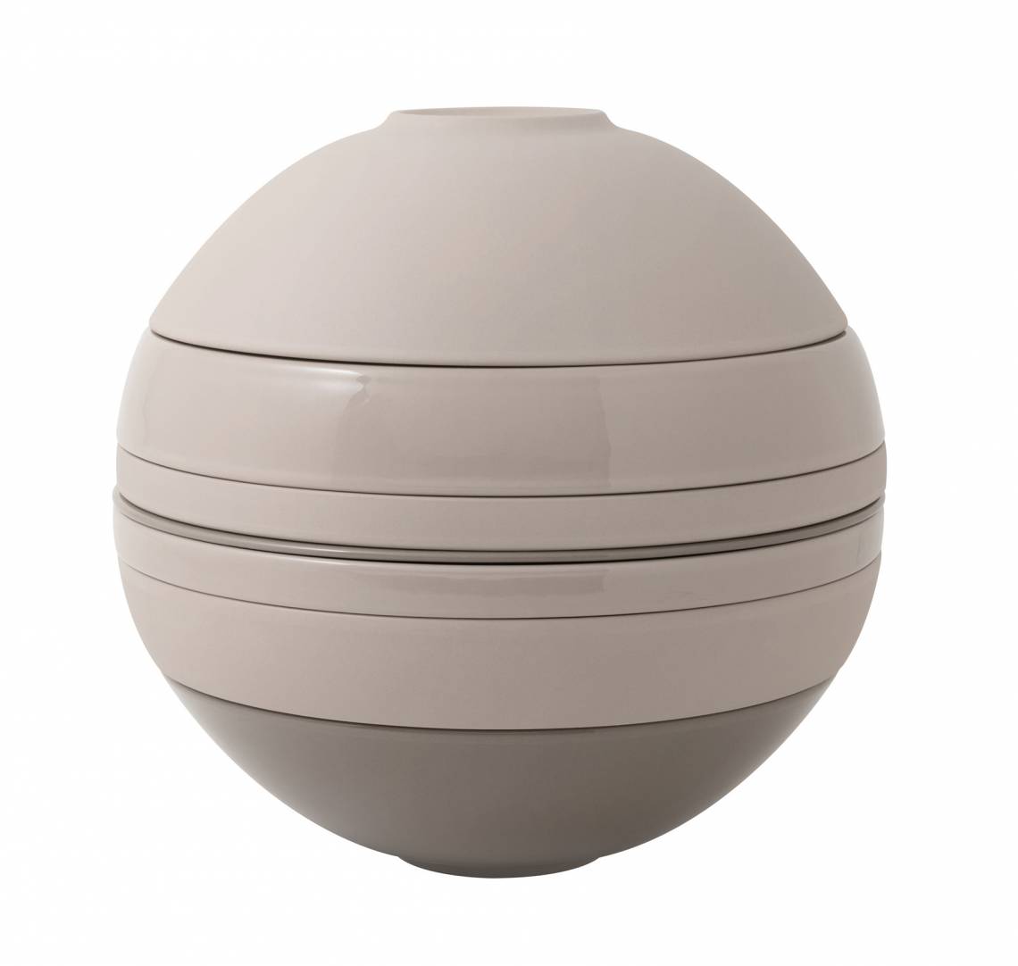 Villeroy & Boch: La Boule beige - gestapeltes Tischservice