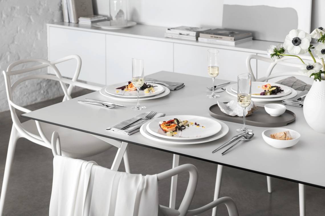 Villeroy & Boch gedeckter Tisch Serie NewMoon