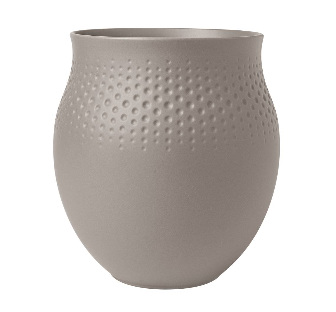 Villeroy & Boch - Manufacture Collier Perle Vase, taupe