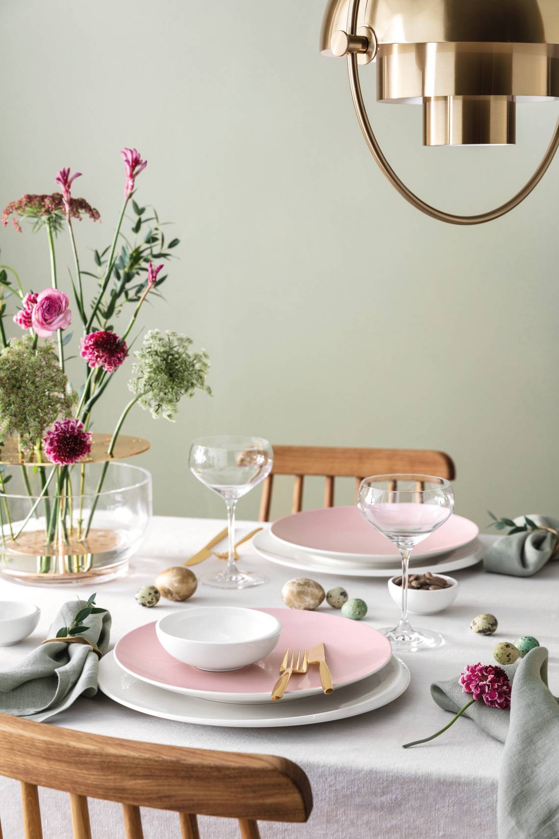 Villeroy & Boch - Romantische Tischdekoration mit Rose Garden