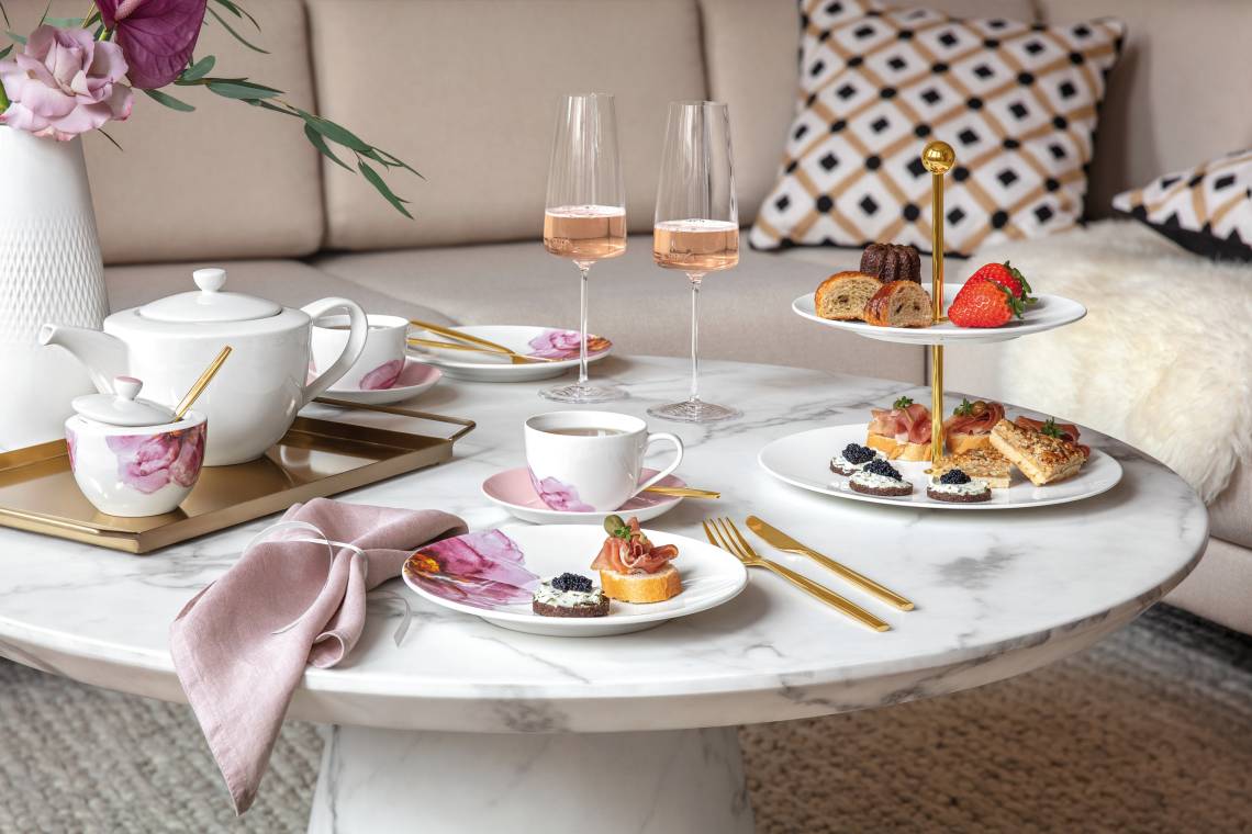 Villeroy & Boch - Das perfekte romantische Frühstück mit Rose Garden & MetroChic