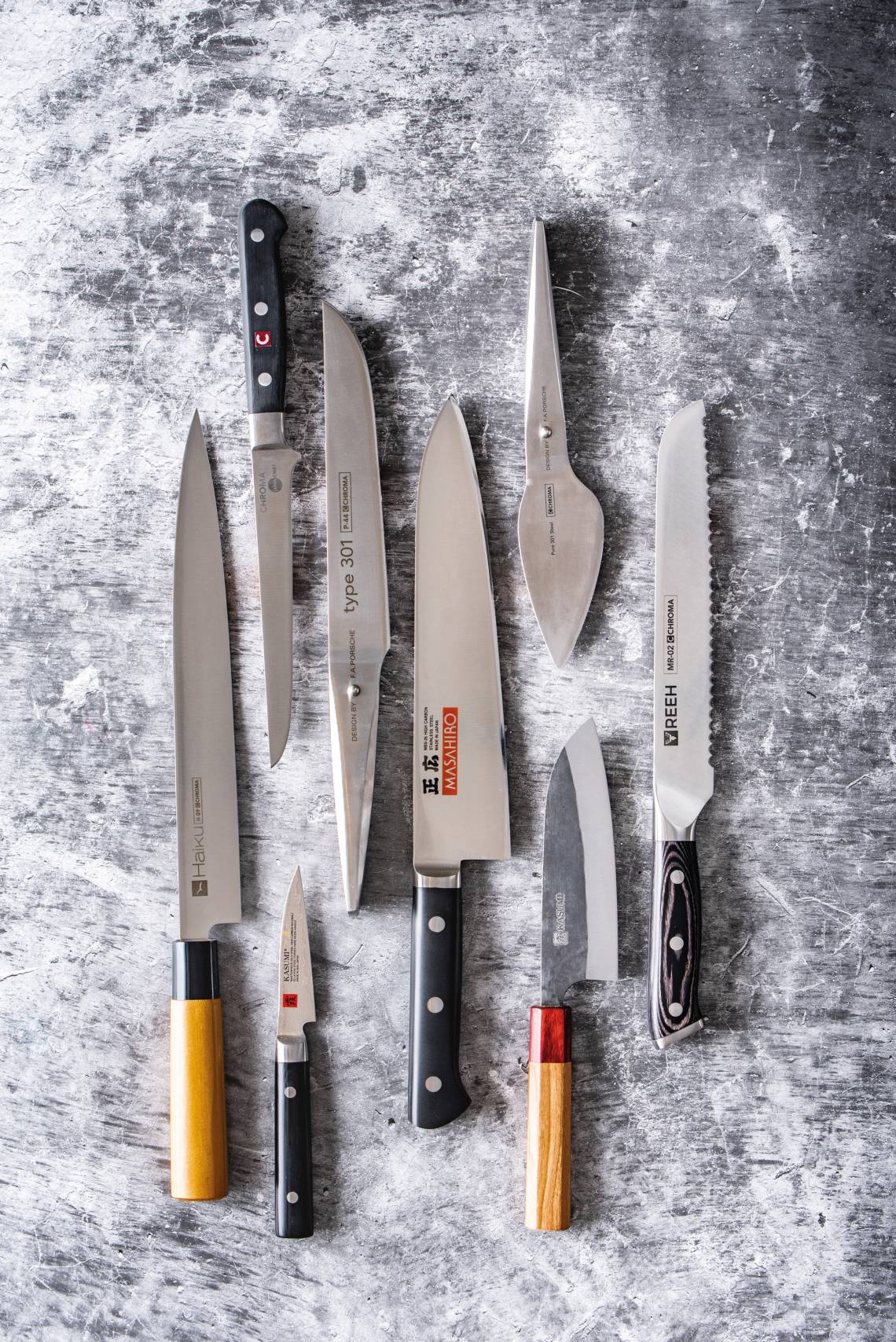 Chroma diverse Messer