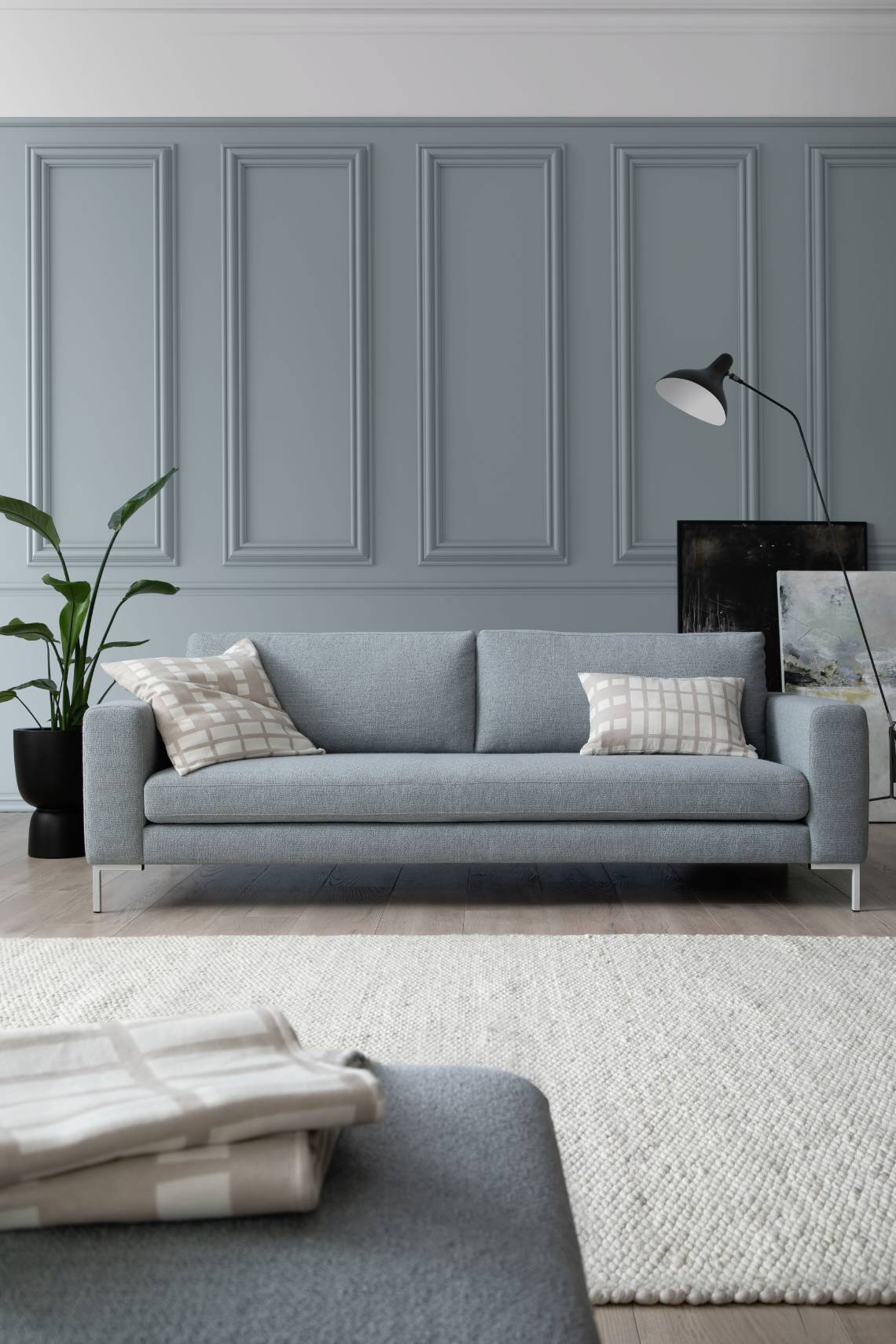 CONTUR Einrichten Sofa Solano blau