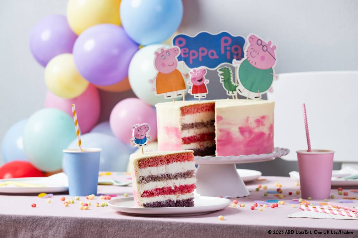 Dr. Oetker - Bunter wird es nicht mehr: Kuchen-Topper Peppa & Familie