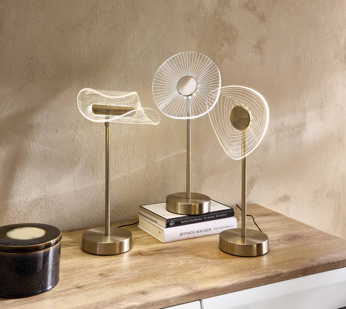 formano - Edles Trio: LED-Leuchten mit klarem Acryl-Element