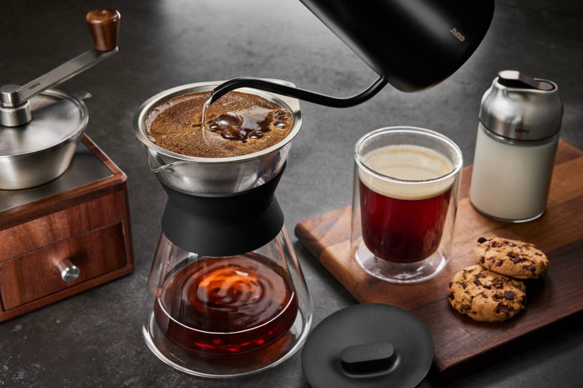GEFU - Aromatischer Genuss: Kaffeezubereitung mit Kaffeebereiter BUTIO THERMO