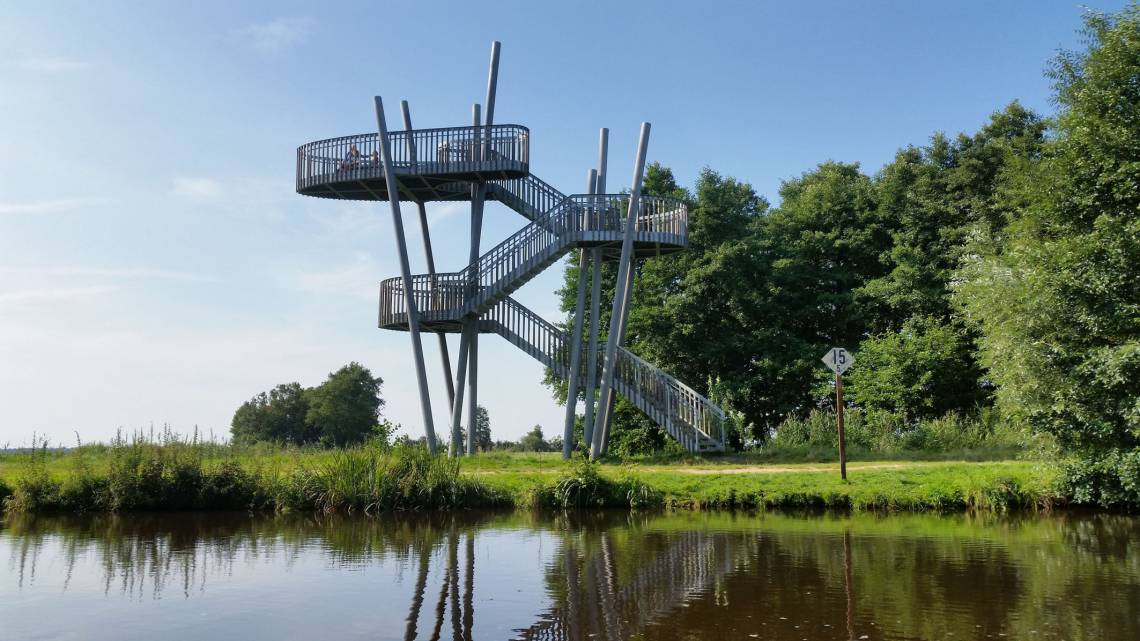 Der Aussichtsturm bei Neu Helgoland in Worpswede