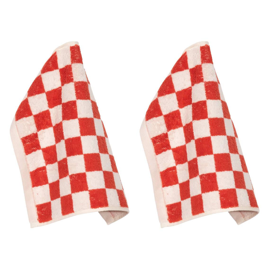PAD Gästehandtuch Chess 2-tlg. Set rust