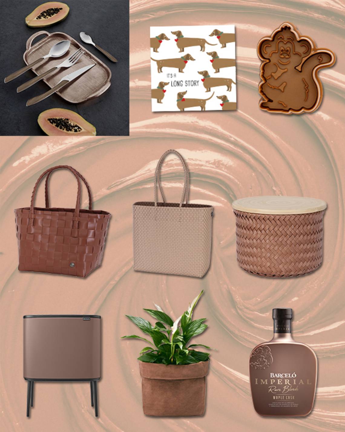Pantone 2025 Mocha Mousse - Alltagsbegleiter