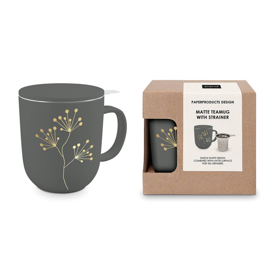 PPD - Pure Gold Berries anthracite Matte T-Mug