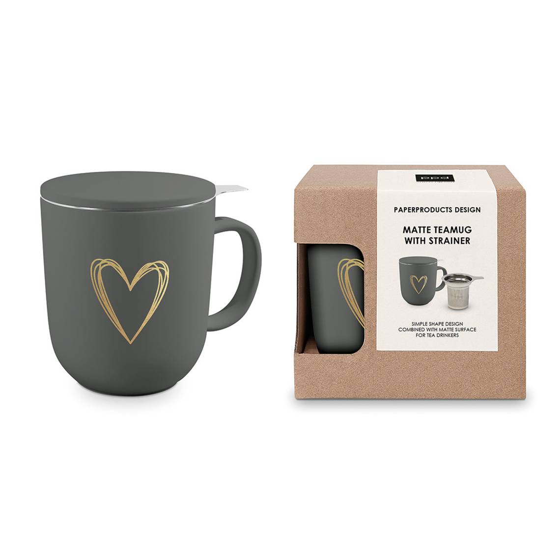 PPD - Pure Heart anthracite Matte T-Mug