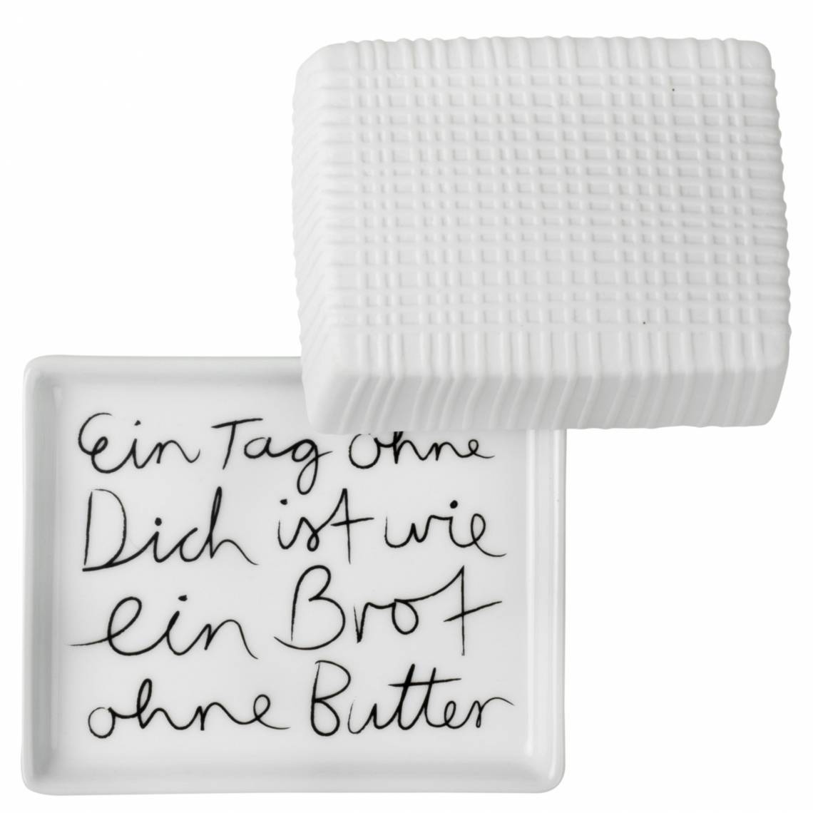 Räder – Mix&Match Freisteller Butterdose EIN TAG OHNE DICH IST WIE EIN BROT OHNE BUTTER 