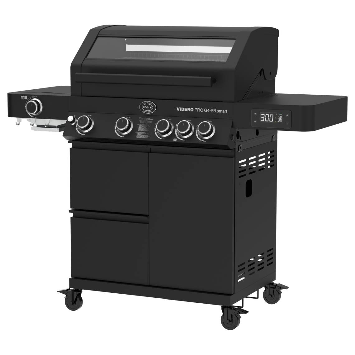 RÖSLE Gasgrill BBQ-Station Videro Pro G4-SB Smart Vario+