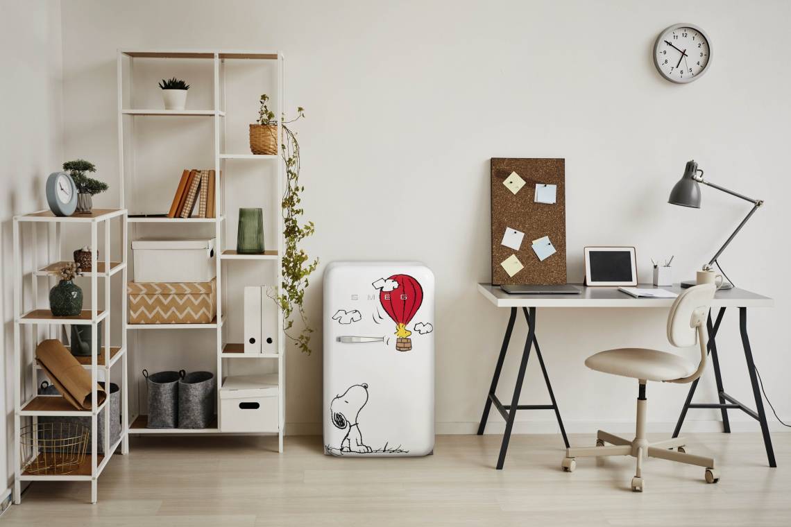 Smeg Retro-Kühlschrank FAB10 Snoopy