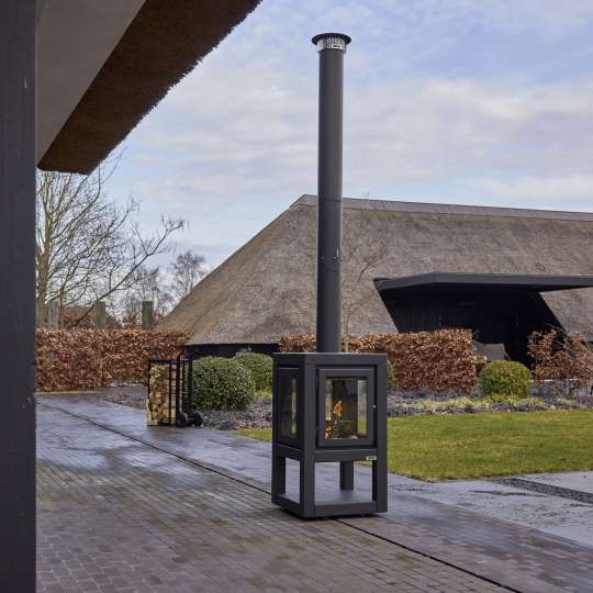 Black Quaruba Gartenkamin 