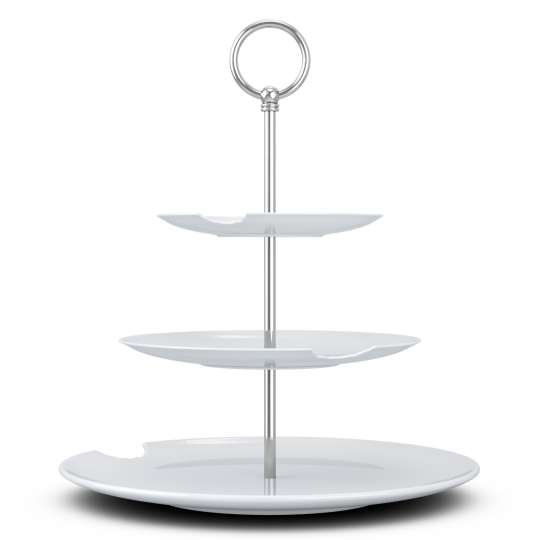 58Products T_02_36_01 Food-Tempel, Etagere mit Biss 3-stufig
