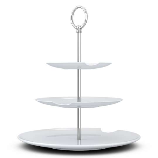 58Products T_02_36_01 Food-Tempel, Etagere mit Biss 3-stufig