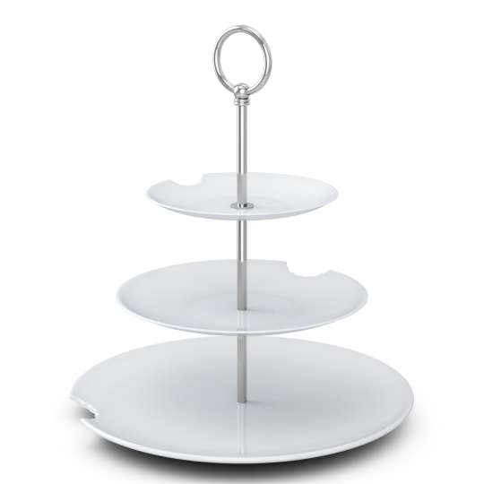 58Products T_02_36_01 Food-Tempel, Etagere mit Biss 3-stufig