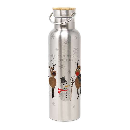 604135 · Cold Outside Stainless Steel Bottle, 750ml